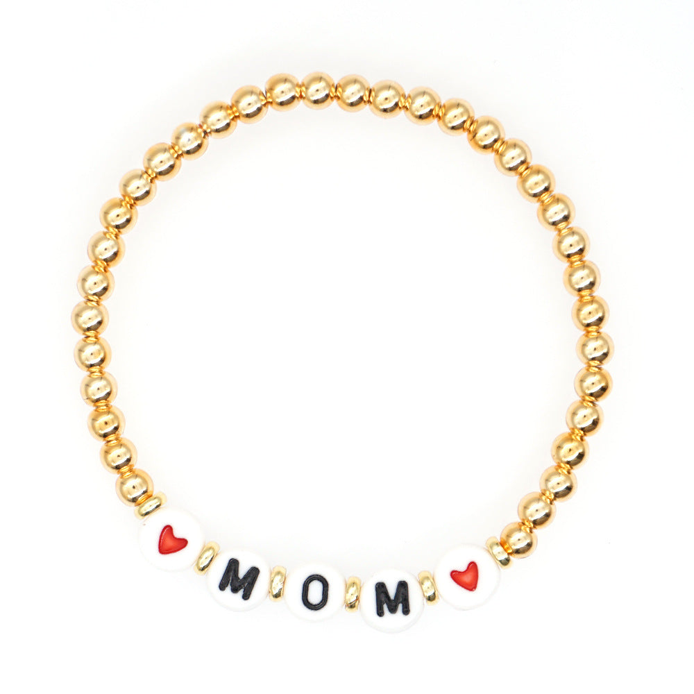 Wholesale Bohemian Gold Plated Acrylic Bracelet